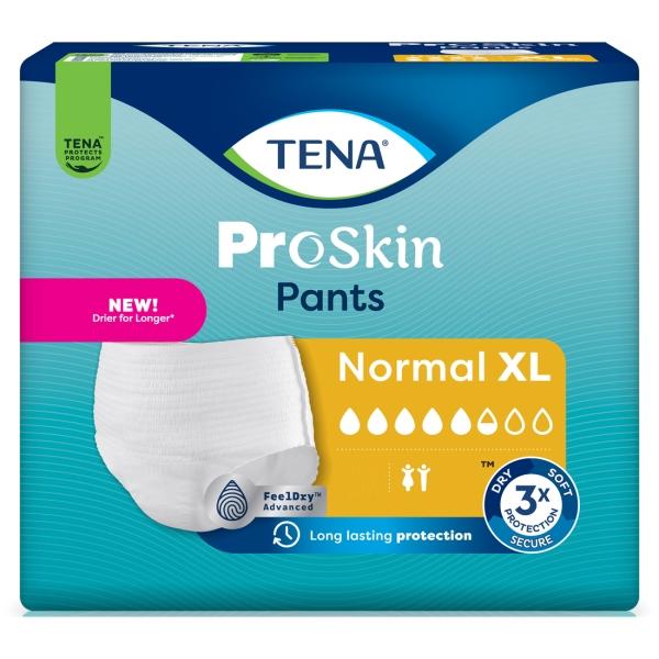 TENA ProSkin Pants Normal Gr. XL Inkontinenzpants für mittelschwere Blasenschwäche 1 Beutel = 15 Stück