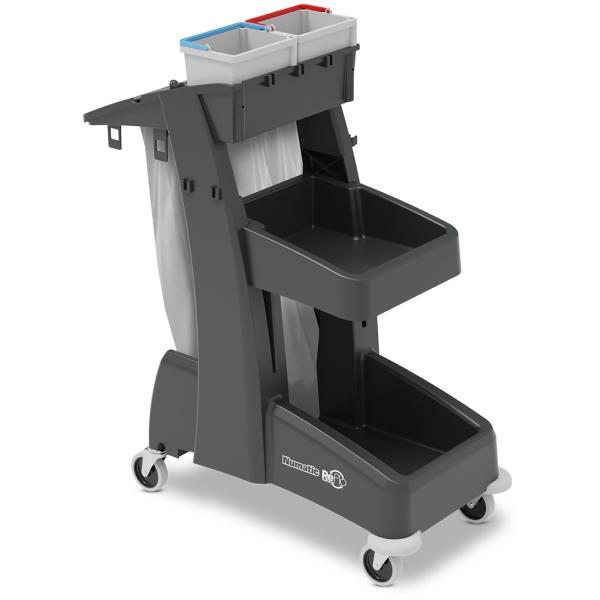 NUMATIC Transportwagen MultiMatic MM 6 Versorgungswagen mit 70 l Abfalleinheit