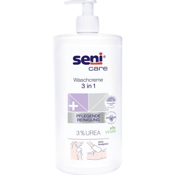 Seni Care Waschcreme 3-in-1 reinigt, pflegt & schützt 1 l Flasche