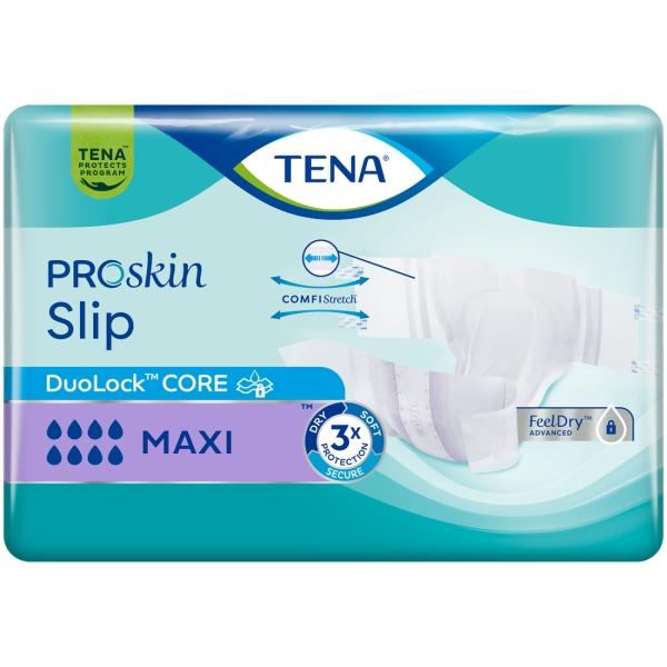 TENA ProSkin Slip Maxi Gr. XL Inkontinenz-Schutzhose mit Klettverschluss 1 Beutel = 24 Stück
