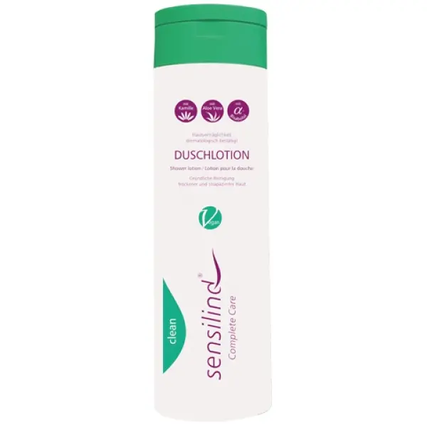 Sensilind Duschlotion für trockene & strapazierte Haut 250 ml Flasche