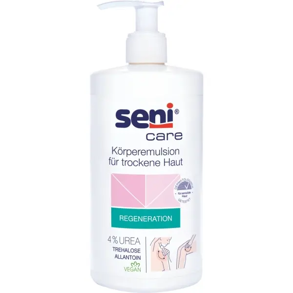 Seni Care Körperemulsion für trockene Haut 500 ml Flasche