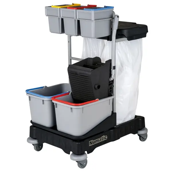 NUMATIC Reinigungswagen ProCar 4G mit Universalpresse 