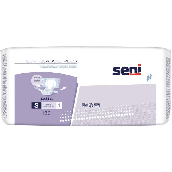 Seni Classic Plus Gr. S Inkontinenz-Windeln für Erwachsene 1 Beutel = 30 Stück