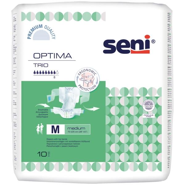 Seni Optima Trio Gr. M Inkontinenzvorlage mit Hüftgürtel 1 Beutel = 10 Stück