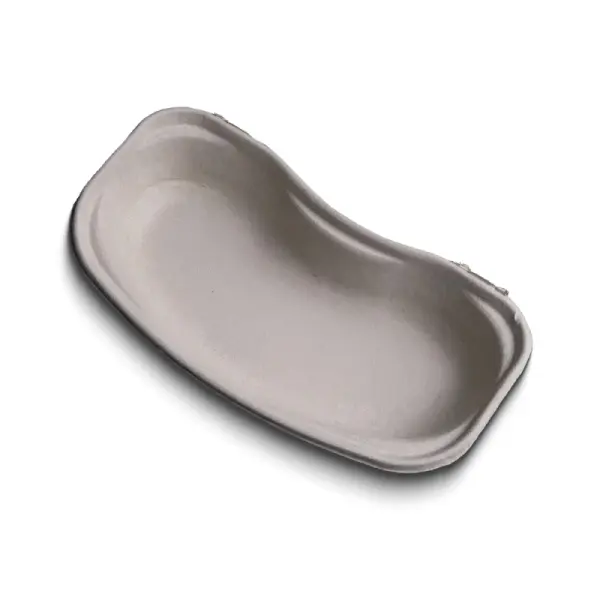 Einmal-Nierenschalen aus Faserstoff 255 x 150 x 45 mm grau 1 Karton = 300 Stück