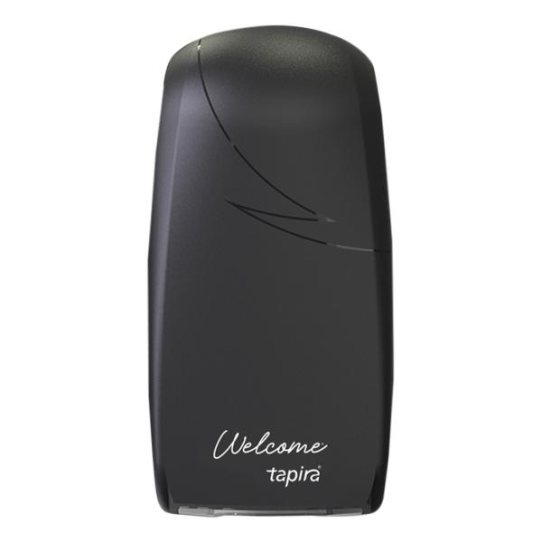 tapira Welcome Toilettenpapierspender für gefaltetes Toilettenpapier schwarz