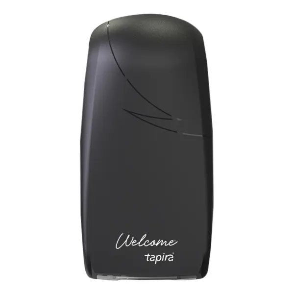 tapira Welcome Toilettenpapierspender für gefaltetes Toilettenpapier schwarz