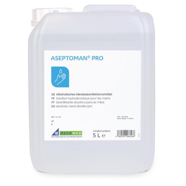 DESOMED ASEPTOMAN PRO alkoholisches Händedesinfektionsmittel 5 l Kanister