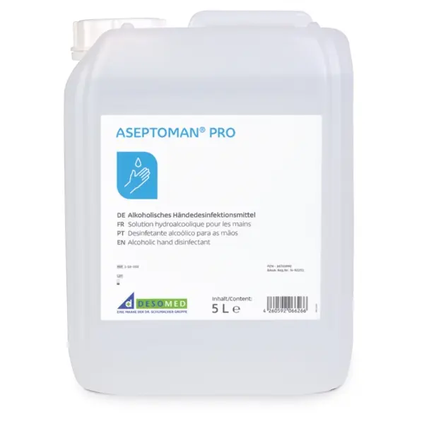 DESOMED ASEPTOMAN PRO alkoholisches Händedesinfektionsmittel 5 l Kanister
