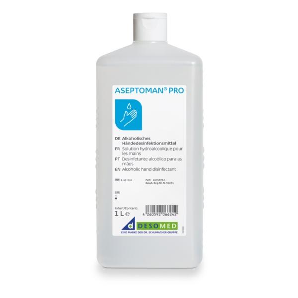 DESOMED ASEPTOMAN PRO alkoholisches Händedesinfektionsmittel 1 l Spenderflasche