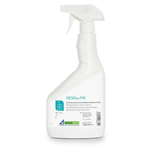 DESOMED DESOsurFIX alkoholisches Schnelldesinfektionsmittel 750 ml Sprühflasche