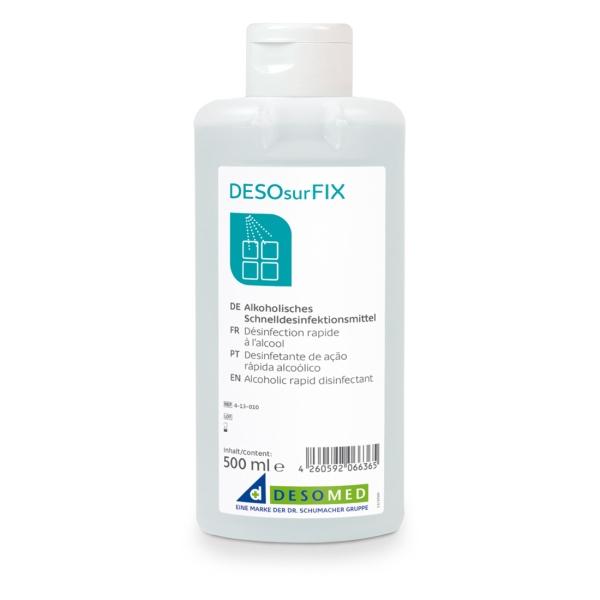 DESOMED DESOsurFIX alkoholisches Schnelldesinfektionsmittel 500 ml Flasche