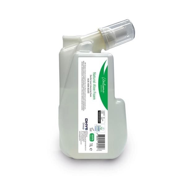 tapira Welcome Handreinigungsschaum Natural Aloe Foam mit Aloe-Vera-Duft 1 l Kartusche