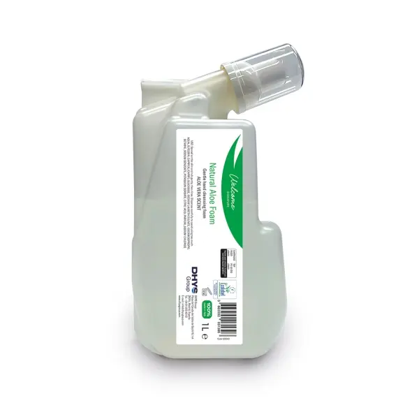 tapira Welcome Handreinigungsschaum Natural Aloe Foam mit Aloe-Vera-Duft 1 l Kartusche