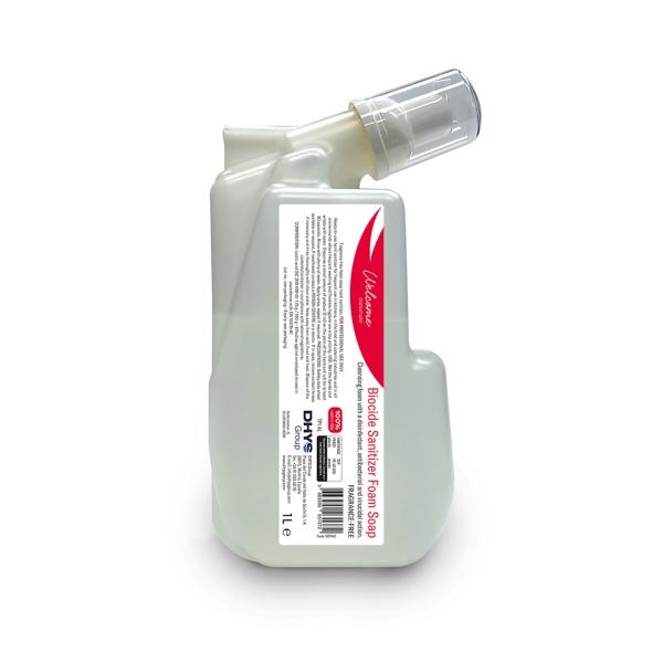 tapira Welcome Handreinigungsschaum Biocide Sanitizer Foam Soap parfümfrei 1 l Kartusche