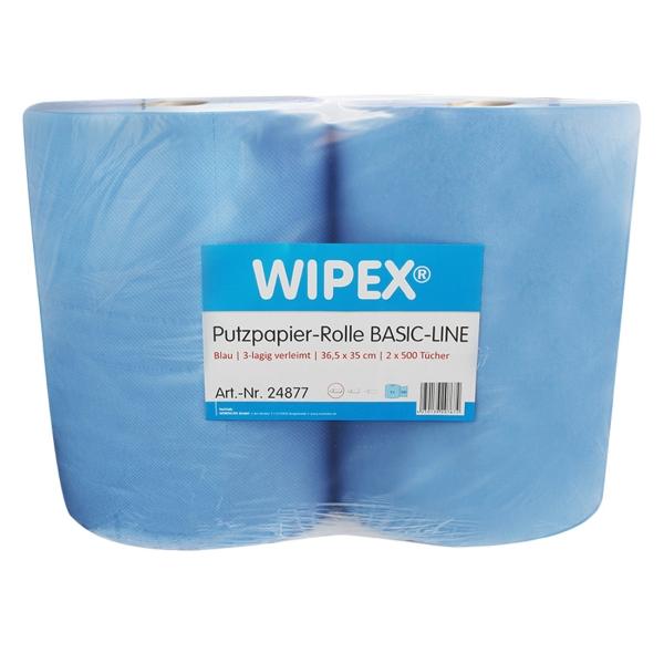 Bild 0 WIPEX Putzpapier-Rolle blau