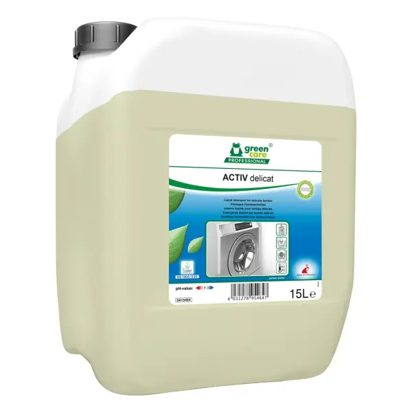 TANA green care ACTIV delicat Flüssigwaschmittel für empfindliche Textilien 15 l Kanister