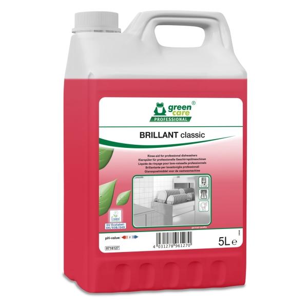 TANA green care BRILLANT classic Klarspüler für gewerbliche Geschirrspülmaschinen  5 l Kanister