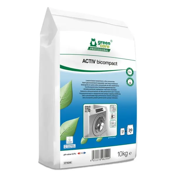 TANA ACTIV bicompact  Hochkonzentriertes Hochleistungswaschpulver 10 kg Sack