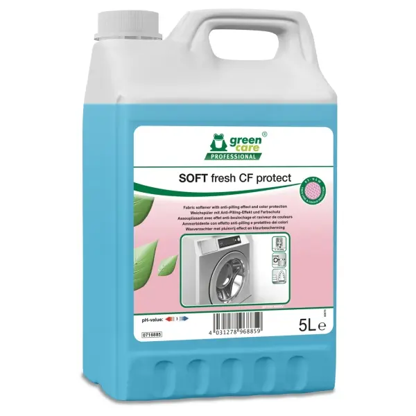 TANA SOFT fresh CF protect Weichspüler mit Anti-Pilling-Effekt und Farbschutz 5 l Kanister