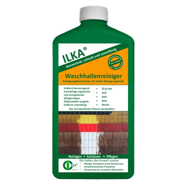ILKA Waschhallenreiniger Reinigungskonzentrat mit hoher Reinigungskraft 1 l Flasche