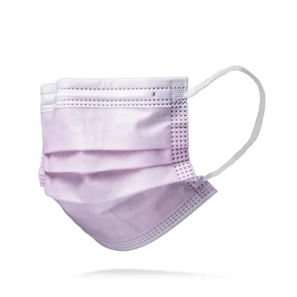 STYLE KIDS Mundschutzmaske für Kinder 3-lagig, Typ II, rosa 1 Box = 50 Stück