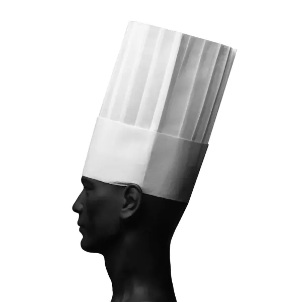 GERMAN STYLE Einweg-Kochmütze aus Viskose, eckig 1 Beutel = 10 Stück