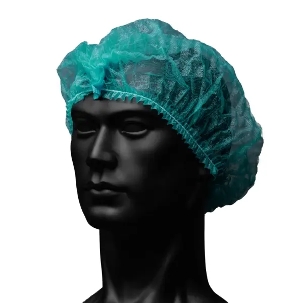 ECO-PLUS Einweg-Klipphauben Kopfhauben grün, Gr. M 1 Beutel = 100 Stück