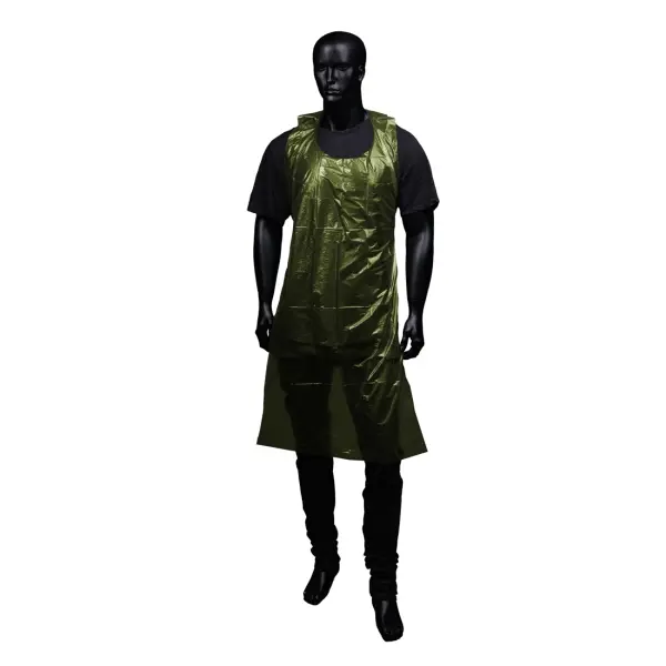 MED-COMFORT PE-Einwegschürzen 80 x 125 cm, gelb gehämmert 1 Box = 100 Stück