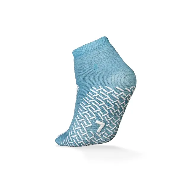 ECO-PLUS Einweg-Antirutsch-Socken beidseitig beschichtet, blau Gr. L (39-41)