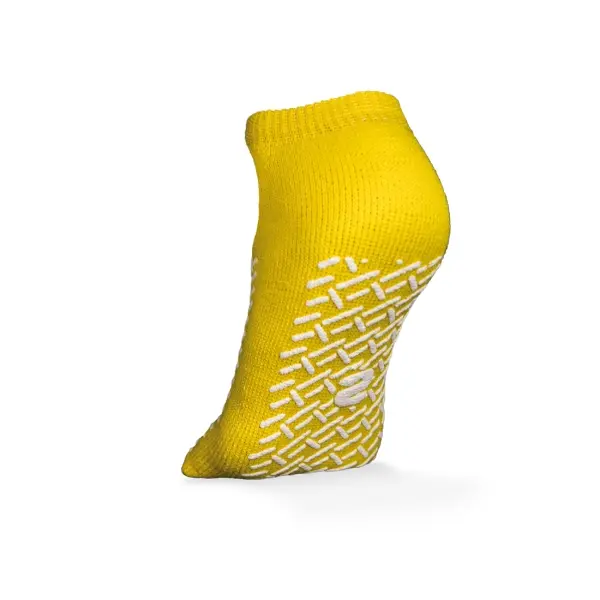 ECO-PLUS Einweg-Antirutsch-Socken beidseitig beschichtet, gelb Gr. S (35-36)