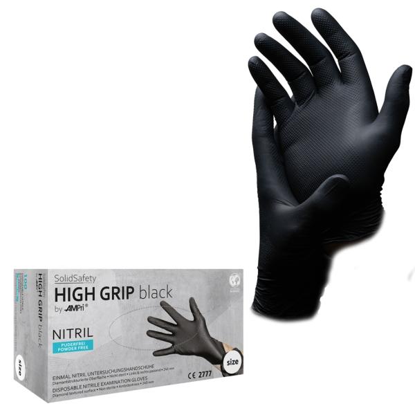 Bild 4 SolidSafety High Grip Nitril-Einmalhandschuhe