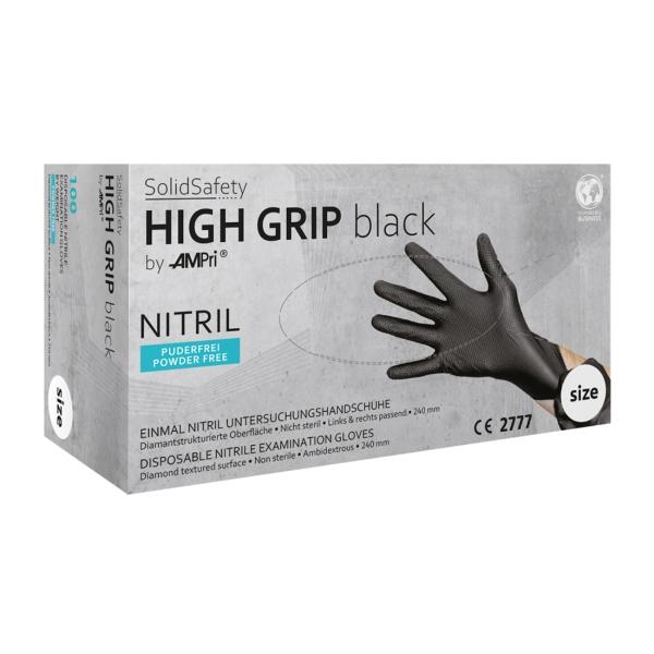 Bild 0 SolidSafety High Grip Nitril-Einmalhandschuhe