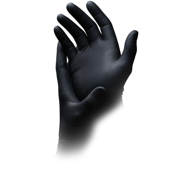 Bild 2 SolidSafety High Grip Nitril-Einmalhandschuhe