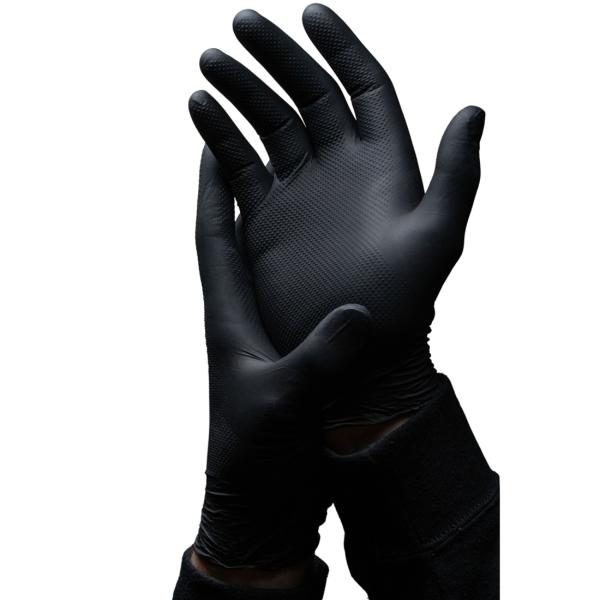 Bild 1 SolidSafety High Grip Nitril-Einmalhandschuhe