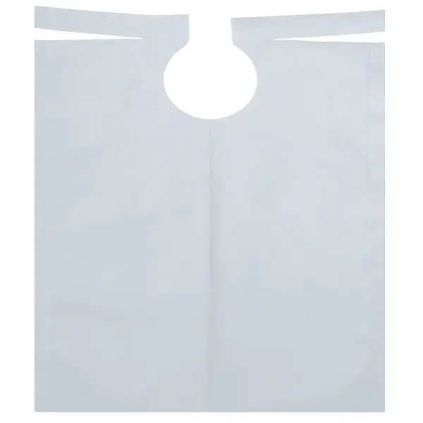 AMPri Dental Patientenumhang mit PE Beschichtung 530 x 600 mm, weiß 1 Rolle = 80 Stück