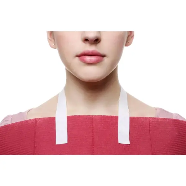 MED-COMFORT Dental Einweg-Patientenserviettenhalter selbstklebend, weiß 1 Box = 250 Stück