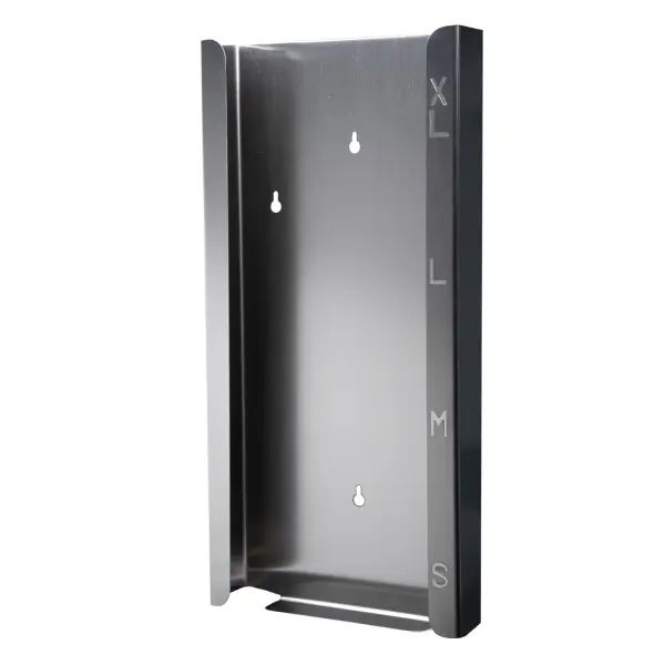 AMPri Handschuhspender VIER aus Edelstahl Wandhalter für 4 schmale Handschuhboxen 