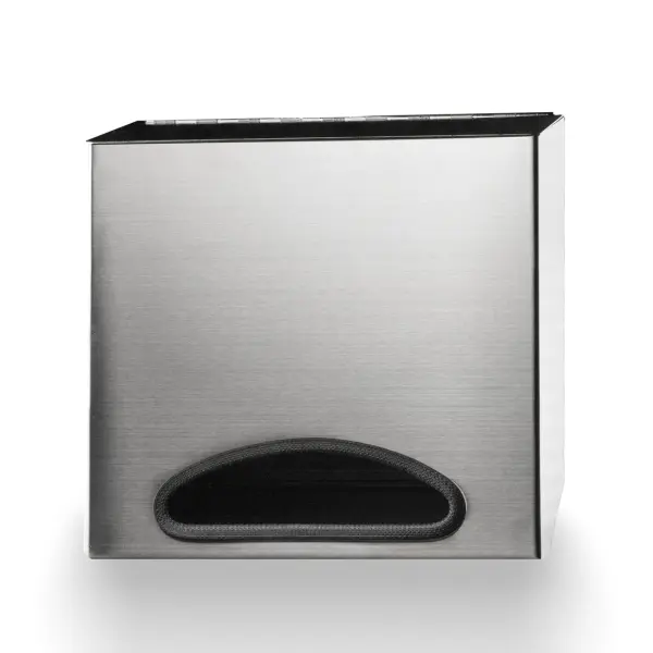 AMPri Spender für Klipphauben, Ärmelschoner, Baretthauben aus Edelstahl 