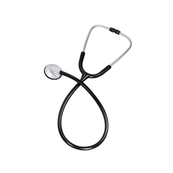 MED-COMFORT Flachkopf Stethoskop Deluxe  schwarz