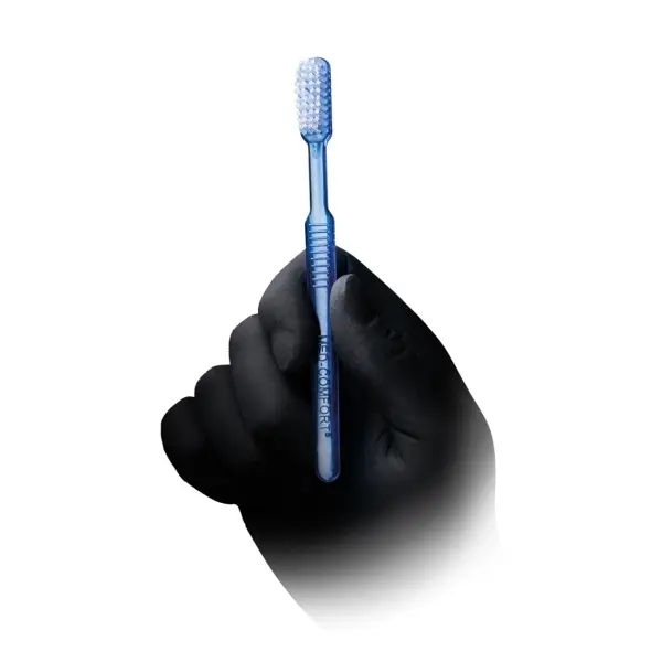 MED-COMFORT Einmal Zahnbürsten ohne Zahnpasta blau, einzeln verpackt 1 Box = 100 Stück