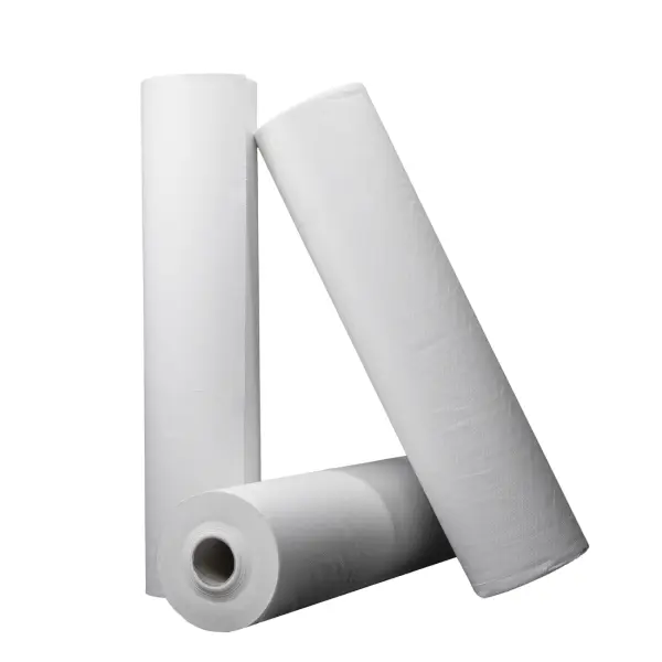 PaperComfort Ärzterollen 2-lagig Liegenabdeckrollen Zellstoff, weiß, 50 cm x 50 m 1 Karton = 9 Rollen