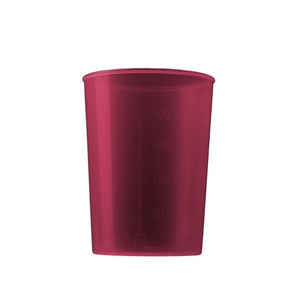 AMPri Schnabelbecher-Unterteil 250 ml, rot,  1 Karton = 250 Stück