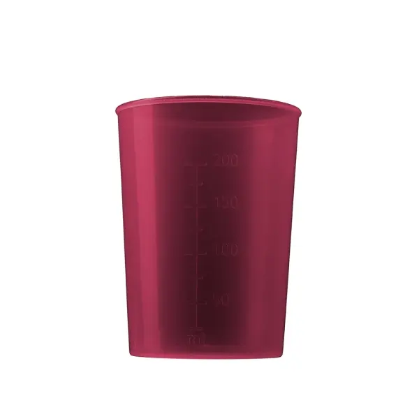 AMPri Schnabelbecher-Unterteil 250 ml, rot,  1 Karton = 250 Stück