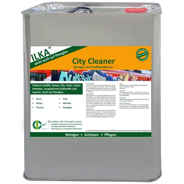 ILKA City Cleaner Reiniger für die Entfernung von Graffiti, Farben, Ölen, Fetten 20 l Kanister