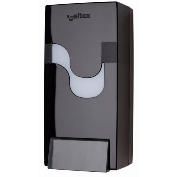 celtex® 90 Seifenspender Kunststoff, schwarz, frei befüllbar, Kapazität 900 ml 