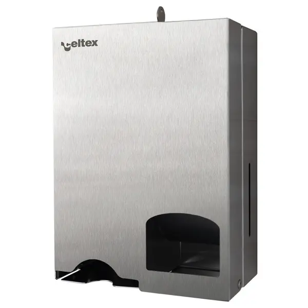 Ubi Maior X Tampon- & Bindenspender Edelstahl gebürstet 