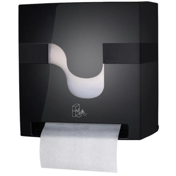 celtex® E-CONTROL Handtuchrollenspender Kunststoff, schwarz 
