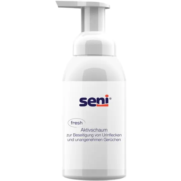 Seni Fresh Aktivschaum entfernt effektiv Urinflecken & Uringeruch 300 ml Flasche